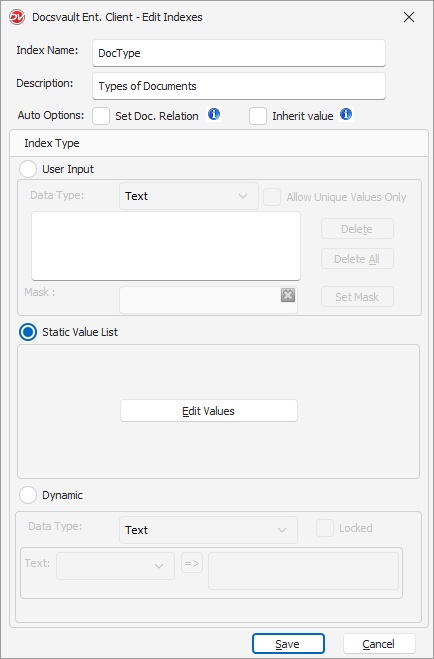 Static List