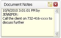 Document Notes