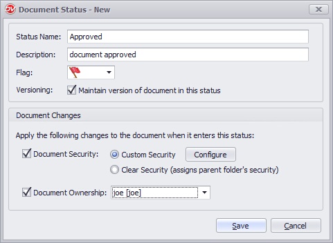 Document Status