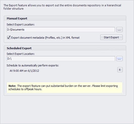 Export Repository