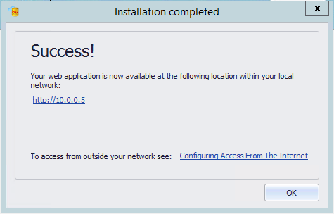 Web Installation