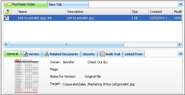 Linked file