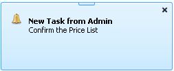 Task Alert notify