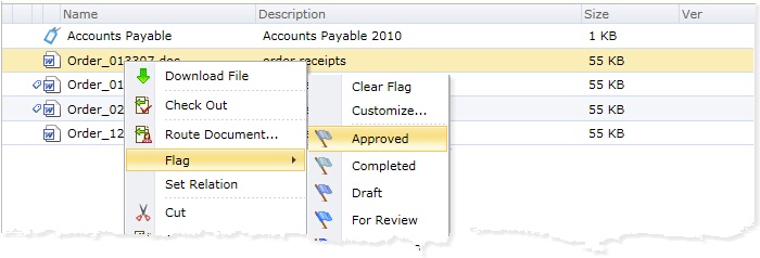 Flag a Document