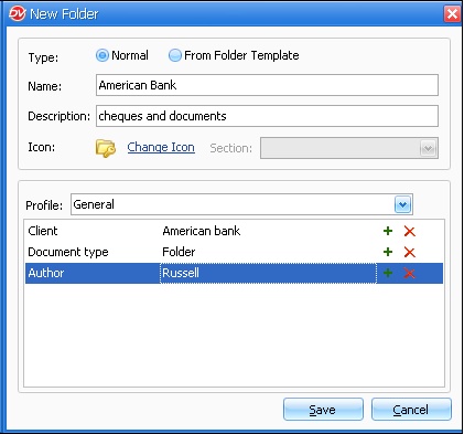Create a new folder