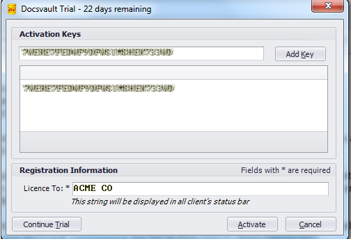 Activation Form