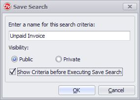 Save Search