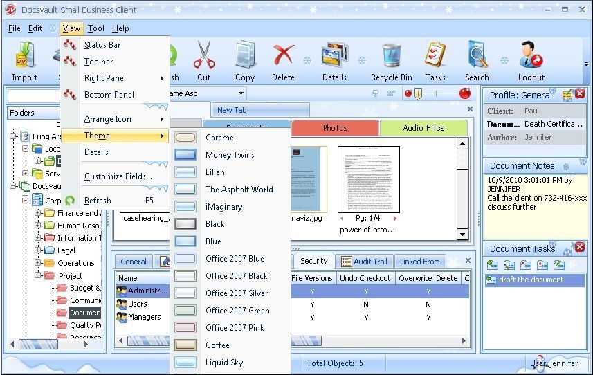 Theme option