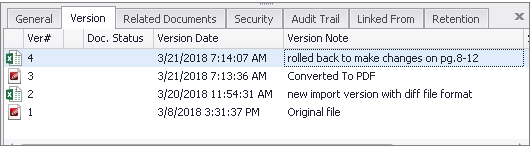 version-diff-format