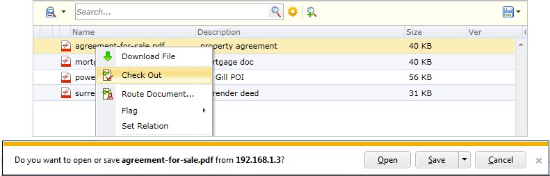 Check Out file for editing