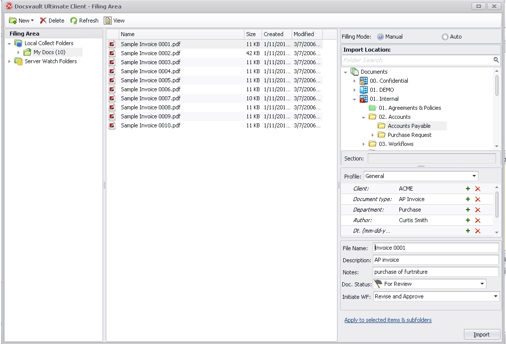 Local Collect Folder