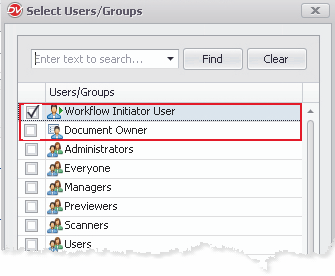 Dynamic Participants: Workflow Initiator