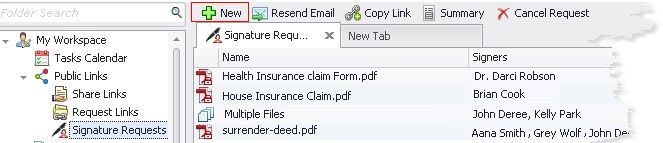 Signature Requests Node