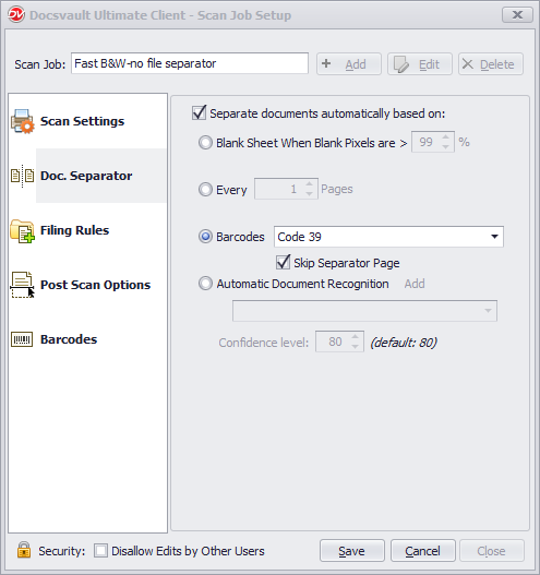 &nbsp;Doc. Separator