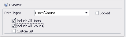 Dynamic Users/Groups