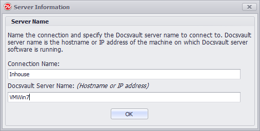 Specify Server Name