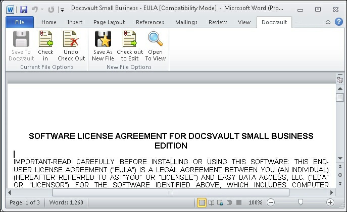 MS Office Integration