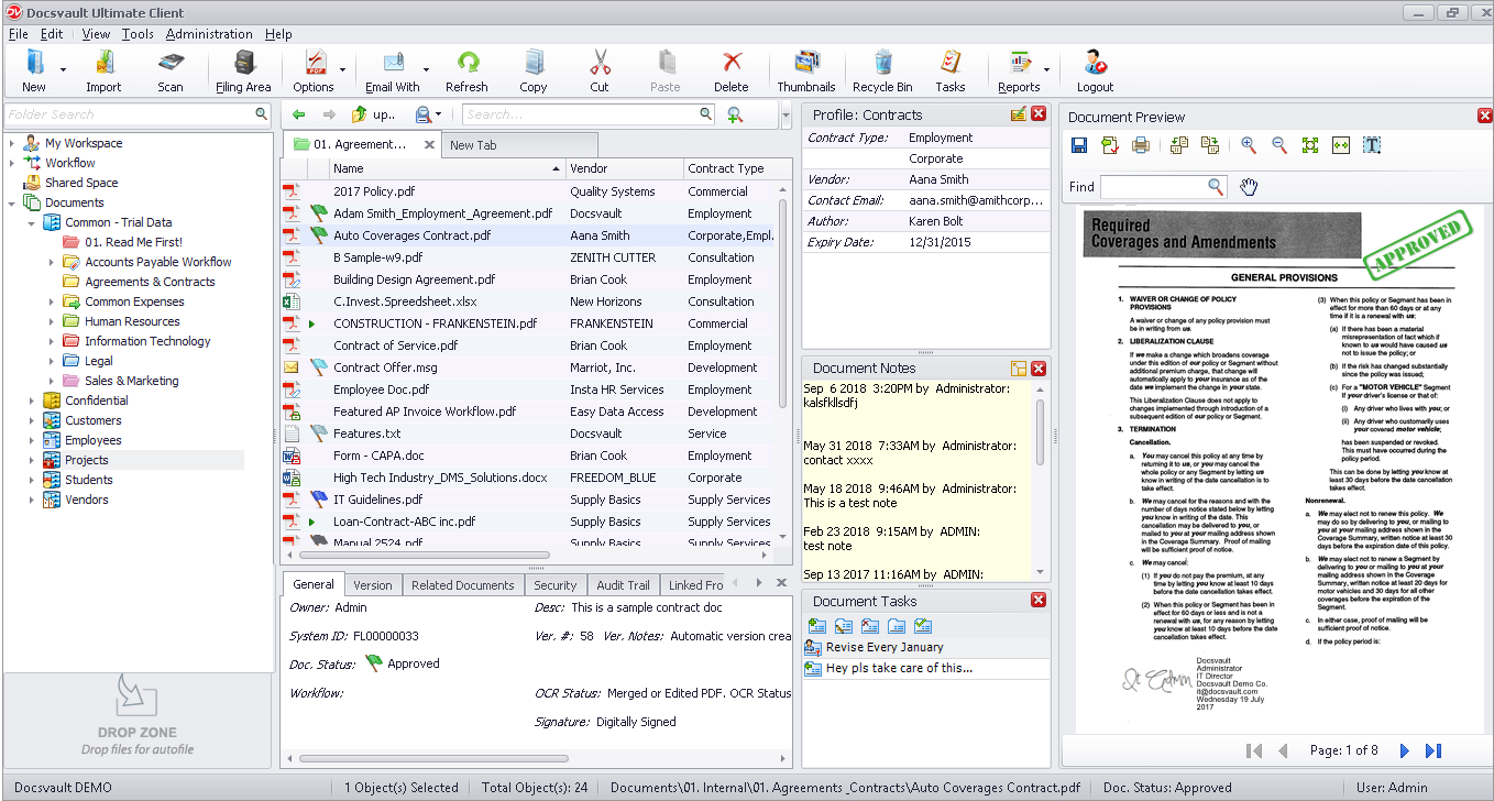 Document Hierarchy Structure