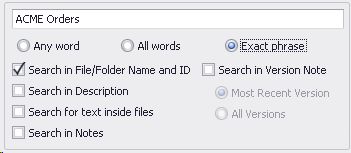 Basic Criteria Options