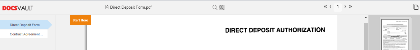 Start Signature Process