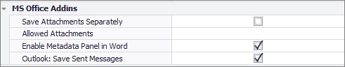 MS Outlook Save Sent Message Setting