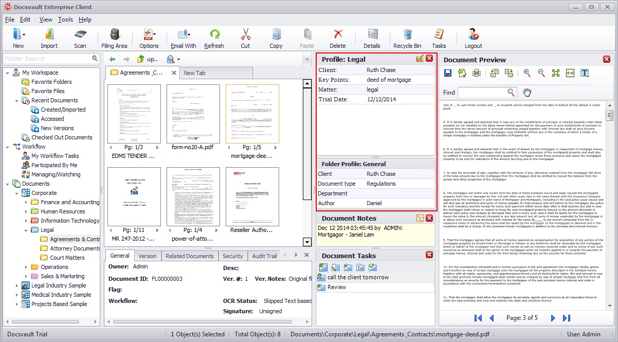 Right Panel - Profiles