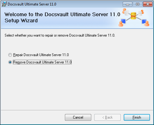 Uninstall Docsvault