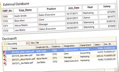 Auto Index from External Data Source