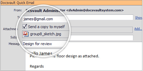 Quick Document Emails