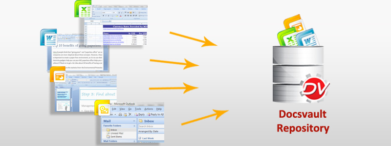 Microsoft Office Integration | Docsvault | Document Management Software