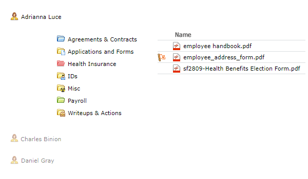 Centralize HR documents