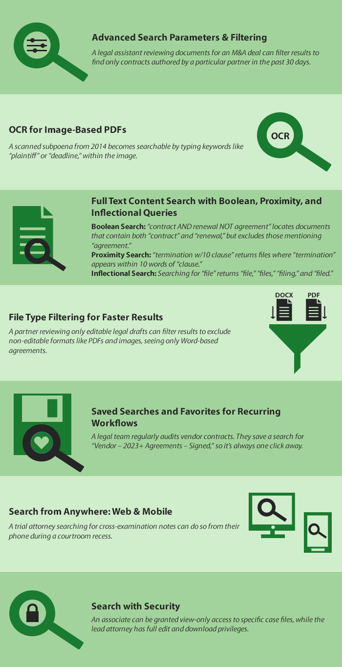 key search features